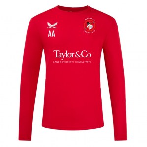 Castore Long Sleeve Training Tee - Red/White
