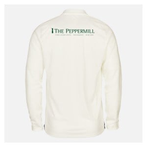 Zelus-Nike Cricket Long Sleeve Game Polo - Sail/Obsidian