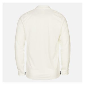 Zelus-Nike Cricket Long Sleeve Game Polo - Sail/Obsidian