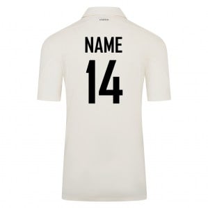 adidas-SS Elite Short Sleeve Cricket Shirt - Ivory/White
