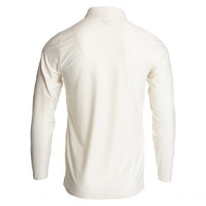 Castore Cricket LS Polo Tech - CREAM
