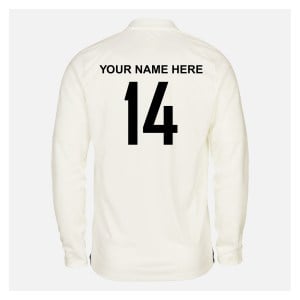 Zelus-Nike Cricket Long Sleeve Game Polo - Sail/Obsidian