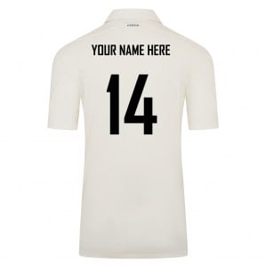 adidas-SS Elite Short Sleeve Cricket Shirt - Ivory/White