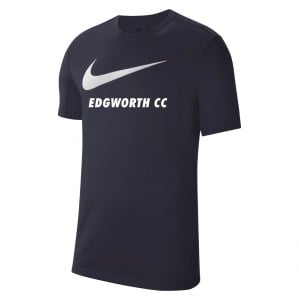 Nike Team Club 20 Swoosh Tee (M) - Obsidian/White