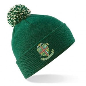 Snowstar Beanie - Bottle Green/Off White
