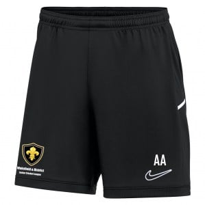 Nike Dri-FIT Academy 25 Shorts (W) - Black/Black/White