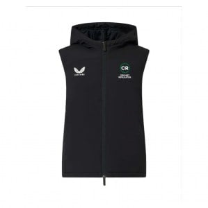 Castore Padded Gilet with Hood - Black/White