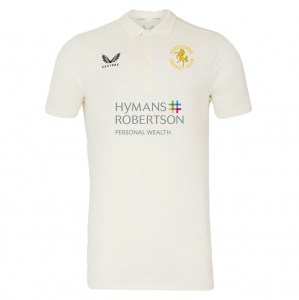 Castore Cricket SS Polo Tech - CREAM/BLACK