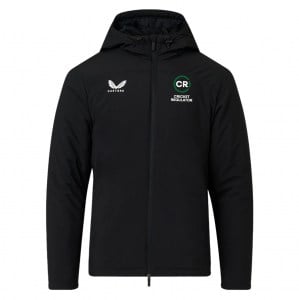 Castore Standard Length Bench Jacket - Black/White