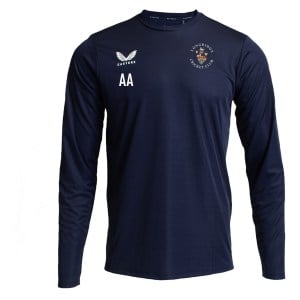Castore Long Sleeve Training Tee - Navy/White