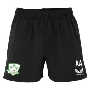 Castore Woven Womens Training Shorts (Zip Pockets) - Black