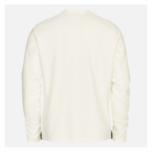 Zelus-Nike Cricket Long Sleeve Thermal Top - Sail/Obsidian