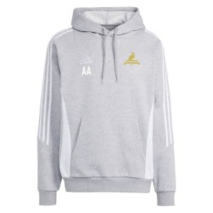 adidas Tiro 24 Sweat Hoodie - Team mid grey/White