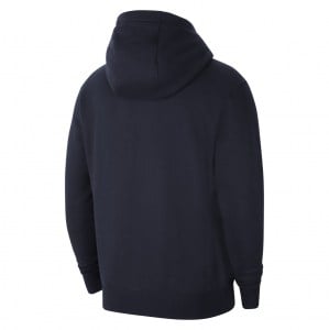 Nike Team Club 20 Fleece Full-Zip Hoodie - Obsidian/White/White