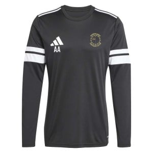 adidas Squadra 25 Long-Sleeve Jersey - Black/White