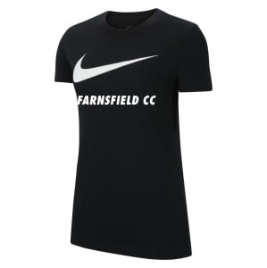 Nike Team Club 20 Swoosh Tee (W) - Black/White