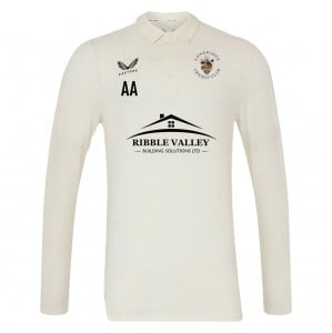 Castore Cricket LS Polo Tech - Cream/Black