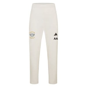 adidas-SS Elite Cricket Pants - Ivory/White