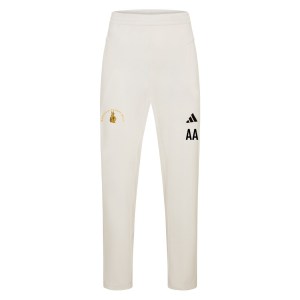 adidas-SS Elite Cricket Pants - Ivory/White