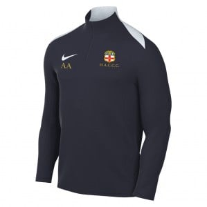 Nike Academy Pro 24 Dri-FIT Drill Top - OBSIDIAN/OBSIDIAN/WHITE/WHITE