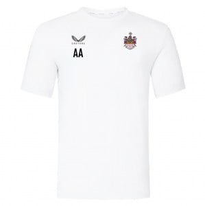 Castore Cotton Leisure T-Shirt - White/Black