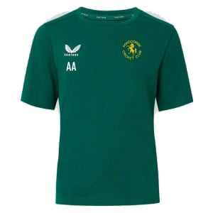 Castore Cotton Leisure T-Shirt - Green/White