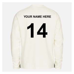 Zelus-Nike Cricket Long Sleeve Thermal Top - Sail/Obsidian
