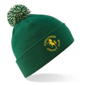 Snowstar Beanie - Bottle Green/Off White