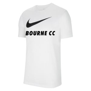 Nike Team Club 20 Swoosh Tee (M) - White/Black