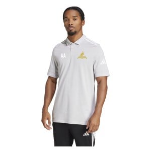 adidas Squadra 25 Cotton Polo - Team Light Grey/White