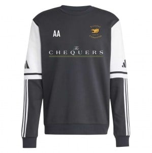 adidas Squadra 25 Sweat Crew Top - Black/White