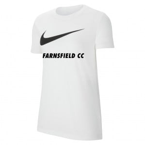 Nike Team Club 20 Swoosh Tee (W) - White/Black