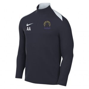 Nike Academy Pro 24 Dri-FIT Drill Top - OBSIDIAN/OBSIDIAN/WHITE/WHITE