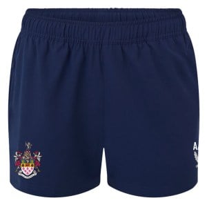 Castore Woven Womens Training Shorts (Zip Pockets) - Navy/White