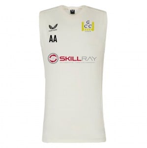 Castore Cricket Vest - Cream/Black