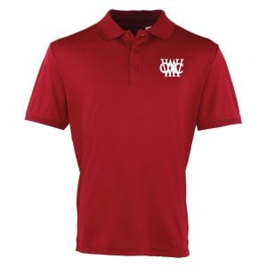 Ralawise Coolchecker pique polo - Burgundy
