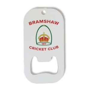 Kitlocker-Merchandise Metal Bottle Opener Keyring - Bespoke/White