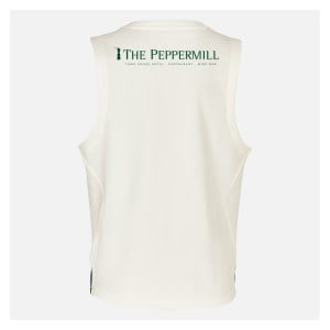 Zelus-Nike Cricket Sleeveless Thermal Top - Sail/Obsidian