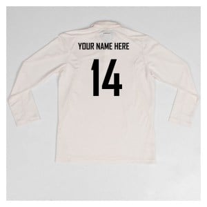 adidas-SS Elite Long Sleeve Cricket Shirt - Chalk