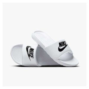 Nike Victori One Mens Sliders - White/Black/White