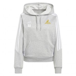 adidas Tiro 24 Sweat Hoodie (W) - Team mid grey/White