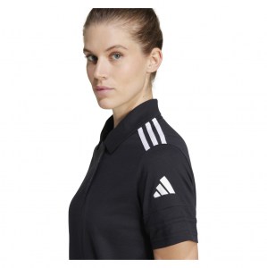 adidas Squadra 25 Cotton Polo (W) - Black/White