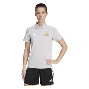 adidas Squadra 25 Cotton Polo (W) - Team Light Grey/White