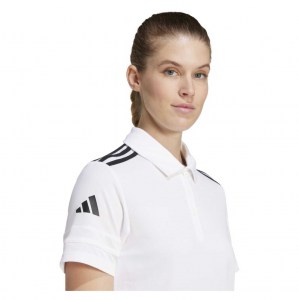 adidas Squadra 25 Cotton Polo (W) - White/Black