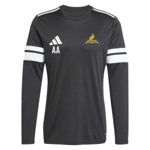 adidas Squadra 25 Long-Sleeve Jersey - Black/White