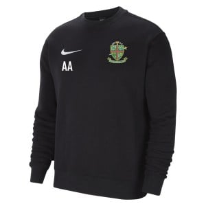 Nike Team Club 20 Fleece Crew Sweatshirt - Black/White/White