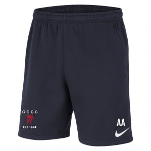 Nike Team Club 20 Fleece Shorts (M) - Obsidian/White/White