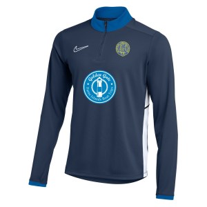 Nike Dri-FIT Academy 25 Drill Top - Obsidian/Royal Blue/White