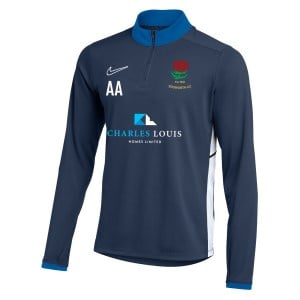 Nike Dri-FIT Academy 25 Drill Top - Obsidian/Royal Blue/White
