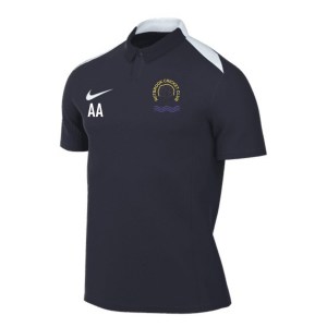 Nike Academy Pro 24 Polo - Obsidian/Obsidian/White/White